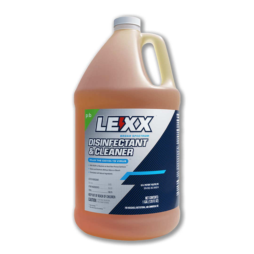LEXX® RTU Liquid Contact Surface Disinfectant & Cleaner - For Household, Hospital, Medical, Institutional, and Industrial Use