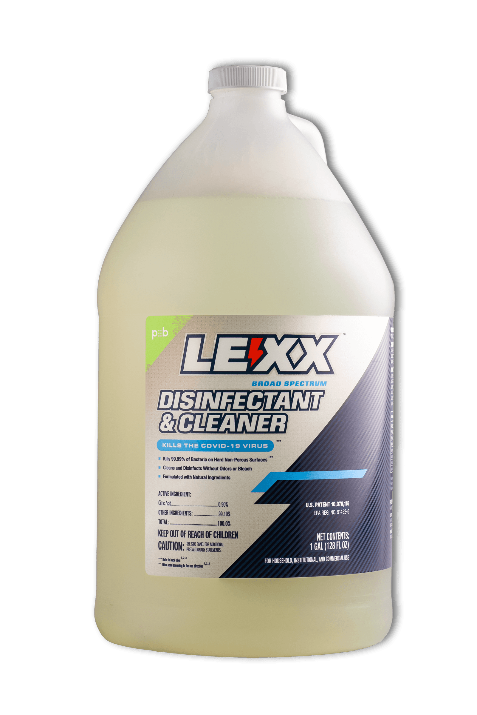 LEXX® RTU Liquid Contact Surface Disinfectant & Cleaner - For Household, Hospital, Medical, Institutional, and Industrial Use